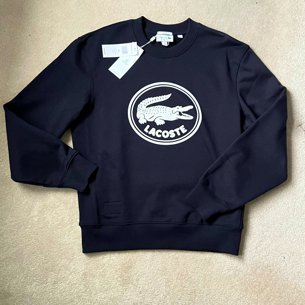 Lacoste Classic Fit Unisex 100% Cotton Crewneck Sweater